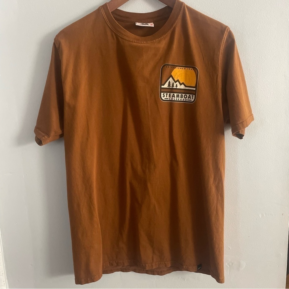 Brown Steamboat Springs Colorado Tee Shirt Sz S|M